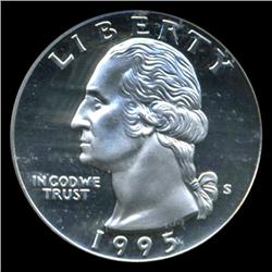 1995S Washington 25c Proof Quarter Coin Graded ICG PR70 DCAM (COI-5405)