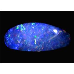 3.28ct Australian Black Opal Doublet Full Fire (GEM-22609B)