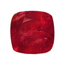 1.45ct Splendid Blood Red Ruby Cushion Facet (GEM-20306A)