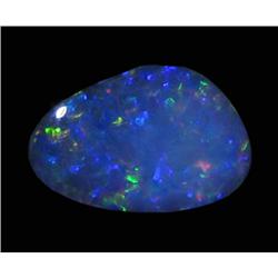 2.09ct Australian Black Opal Doublet Full Fire (GEM-22632C)