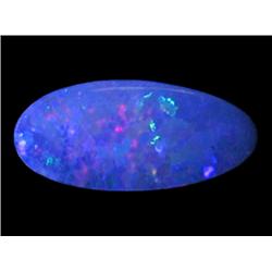 1.54ct Australian Black Opal Doublet Full Fire (GEM-23063A)