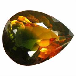 42.75ct Magnificent Pear Yellow Green Citrine Brazil   (GEM-23956)
