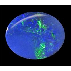 1.81ct Australian Black Opal Doublet Full Fire (GEM-23060A)