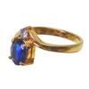 Image 2 : 1.35ct Ladies Top Blue Sapphire Diamond 18k Ring (JEW-236)