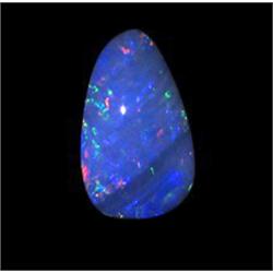 8.51ct Australian Black Opal Doublet Full Fire (GEM-20387)
