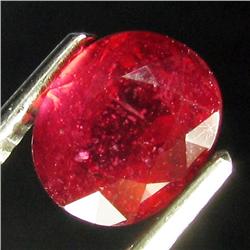 2.08ct Natural Red Burma Ruby Appraised $11k (GEM-18957)