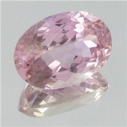 20.91ct Deep Patroke Pink Kunzite Appraised $5k (GEM-18144)