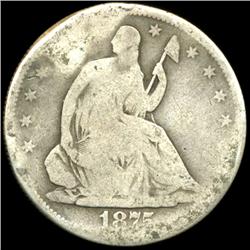 1875S Seated Half Circulated (COI-5833)