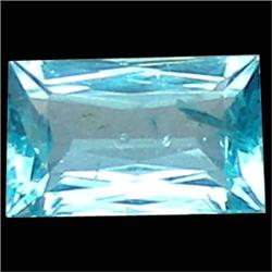1.24ct Natural Paraiba Blue Copper Apatite Baguette Gorgeous   (GEM-23741)