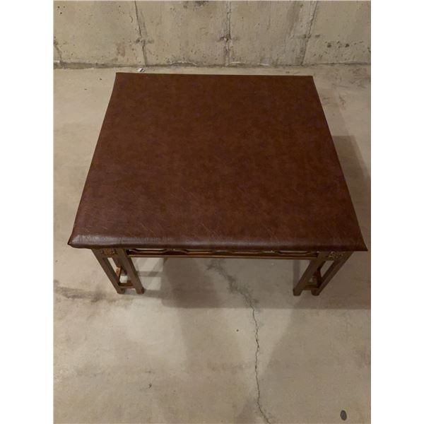 3 Framed Zebra Prints and Family Plaque with Wood Accent Table