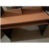 Image 4 : Wood Laminate Computer Desk with Cabinet and Pull-Out Shelf 47"W x 22"D x 54"H