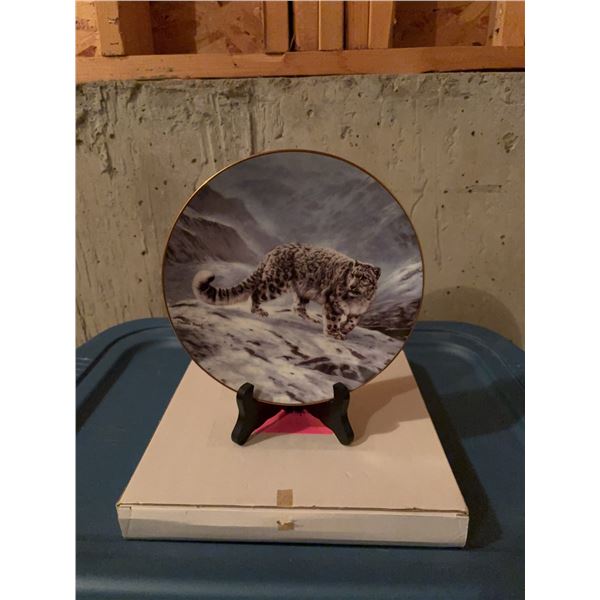 1991 W.S. George "Fleeting Encounter" Fine China Collector Plate by Charles Fracé