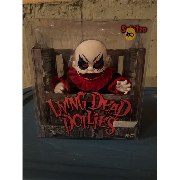 Mezco Living Dead Dolls Squeak Clown Doll in Box
