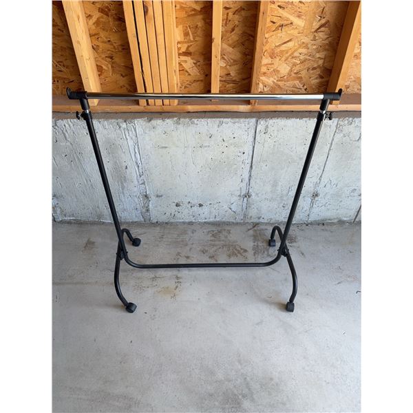 Adjustable Metal Garment Rack with Casters
