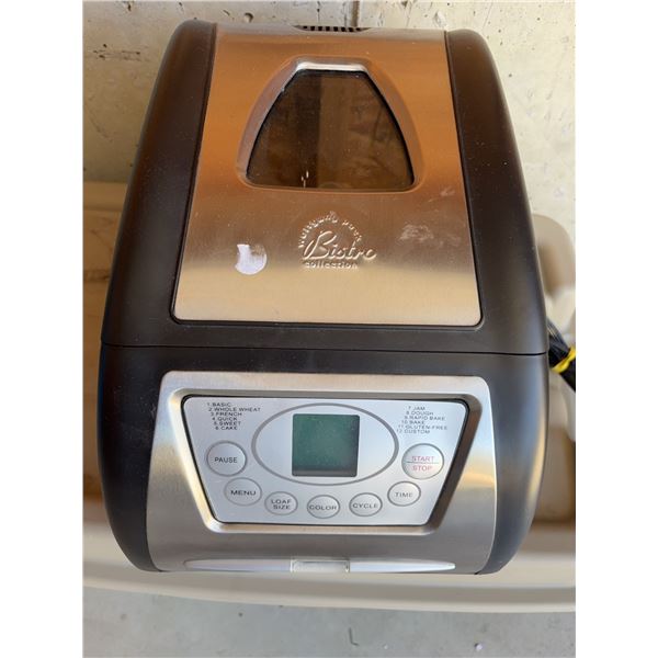 Wolfgang Puck Bistro Collection Bread Maker With Accessories
