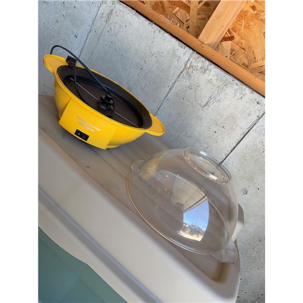 Toastess Cinema Popper and Rival Wing-It Deep Fryer Appliances