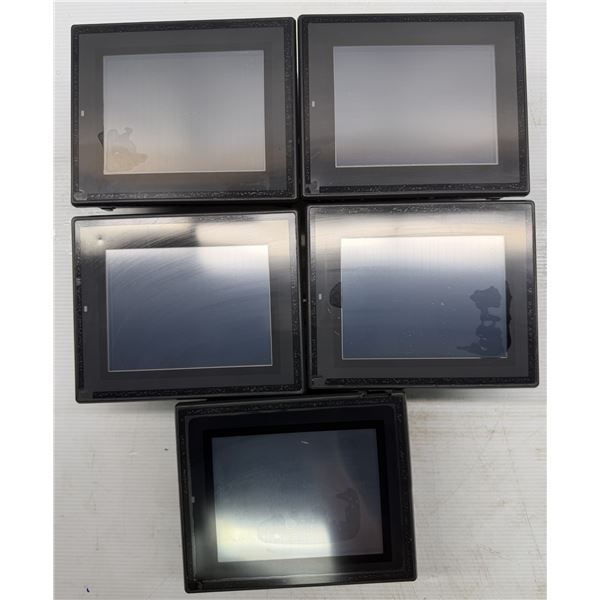 (5) Keyence #VT3-Q5T Touch Panel Displays w/#VT3-E3 Extension Unit