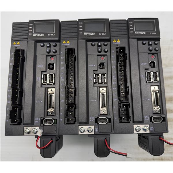 (3) Keyence #SV-100L2 AC Servo Drive