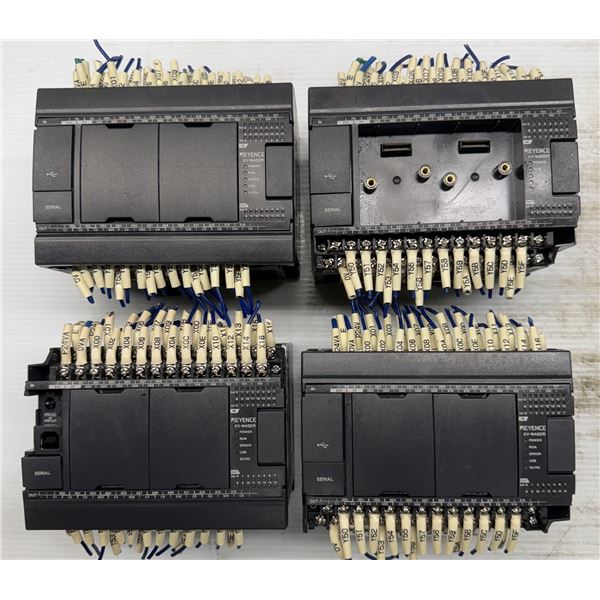 (4) Keyence #KV-N40DR CPU Modules Power Inputs