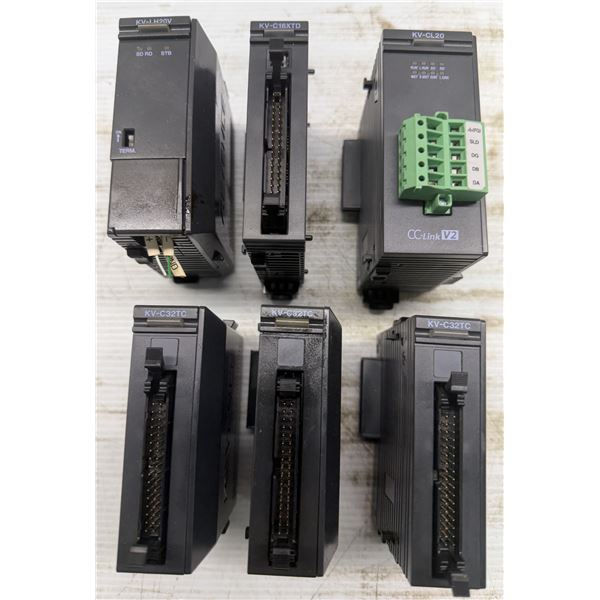 Lot of (6) Misc. Keyence Modules