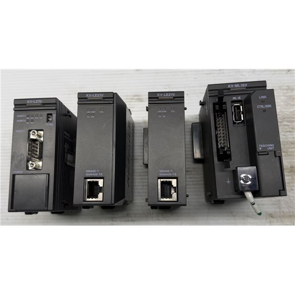 Lot of (4) Misc. Keyence Modules