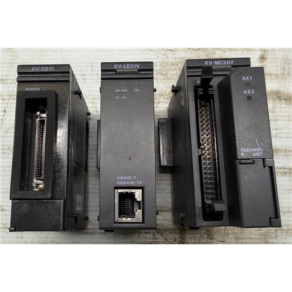 Lot of (3) Misc. Keyence Modules