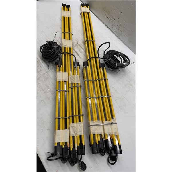 (2) Sets of Keyence #GL-R52H w/#GL-R24H Safety Light Curtains