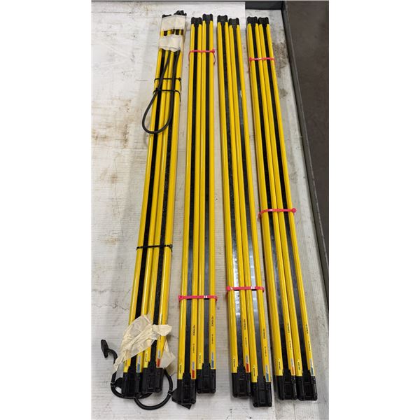 (4) Set of Keyence #GL-R48H Safety Light Curtains