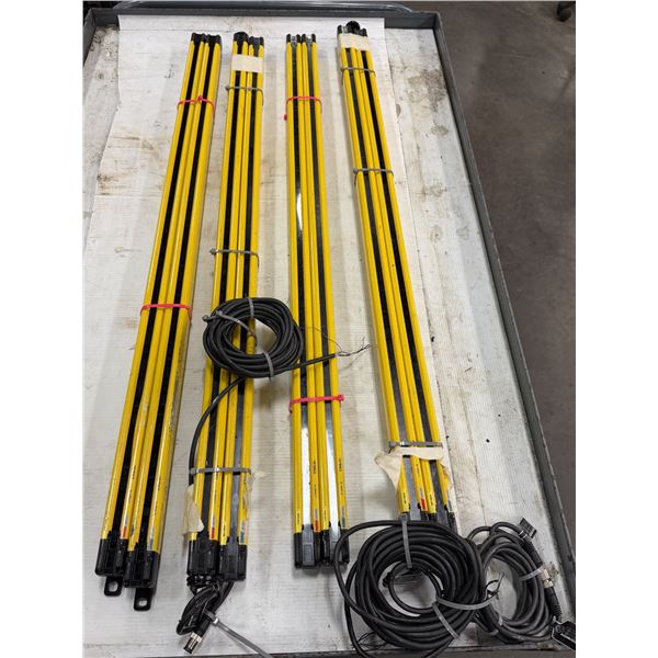 (4) Set of Keyence #GL-R52H Safety Light Curtains