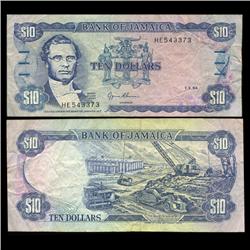 1994 Jamaica $10 Crisp Hi Grade Circulated Note (CUR-05791)