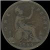Image 2 : 1864 Britain Victoria Penny Better Grade (COI-7049)