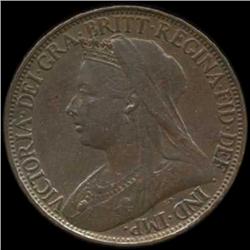 1900 Britain Victoria Farthing Uncirculated (COI-7061)