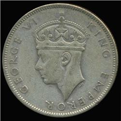 1945 Fiji Florin George VI Hi Grade RARE (COI-6990)