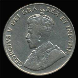 1922 Canada 5c Hi Grade Flat Variety (COI-6703)