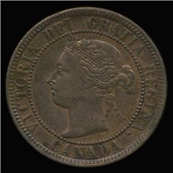 1884 Canada 1c Type 2 MS63/64 Red Brown (COI-6682)