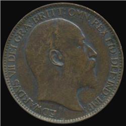 1903 Britain Edward Farthing Unc MS63+ (COI-7084)