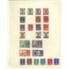Image 1 : 1930s India Hand Made Stamp Collection Album Page 24 Pieces (STM-0242)