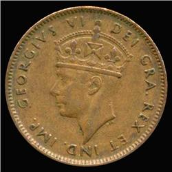 1943 Canada Newfoundland 1c Hi Grade SCARCE (COI-6777)