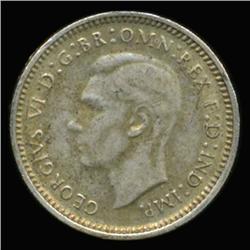 1941 Australia 3 Pence High Grade SCARCE (COI-6810)