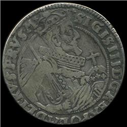1735 US Colonial British George II Halfpenny Circulated (COI-7163)