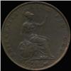 Image 2 : 1854 British Victoria Halfpenny XF (COI-7267)