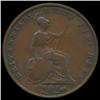 Image 2 : 1858 British Victoria Halfpenny VF (COI-7142)