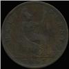 Image 2 : 1863 British Victoria Halfpenny XF/VF (COI-7258)