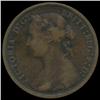 Image 1 : 1885 British Victoria Halfpenny XF/VF (COI-7133)