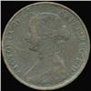 Image 1 : 1862 British Victoria Halfpenny XF/VF (COI-7233)