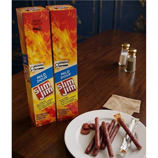 Slim Jim Mild Sausage Snack 2x24x27.5g