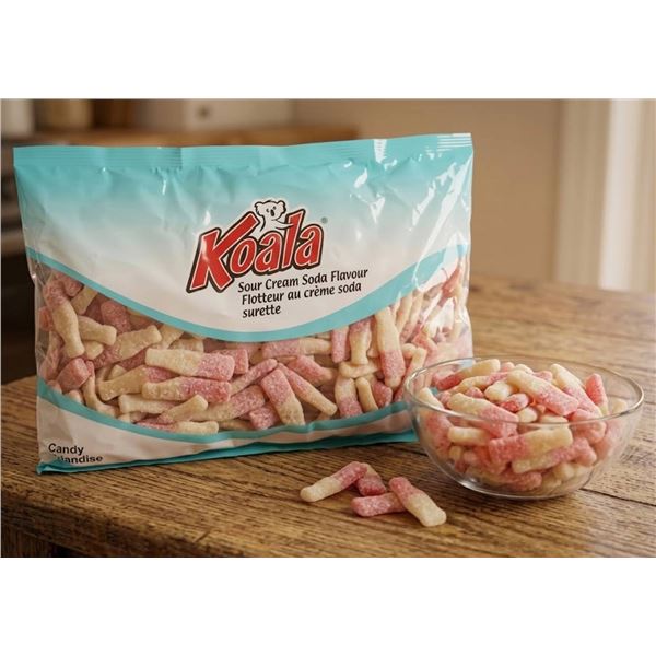 Koala Sour Peach Soda Candy 1kg Bag