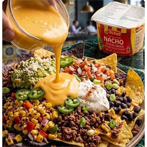 Ricos Nacho Cheese Sauce 16x3.5 oz Cups