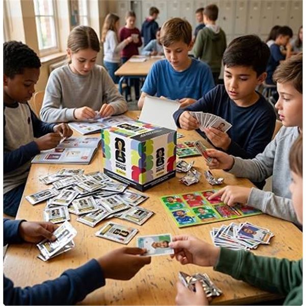 Panini FIFA World Cup 2026 Sticker Box- Different stickers in every box - 199 Count