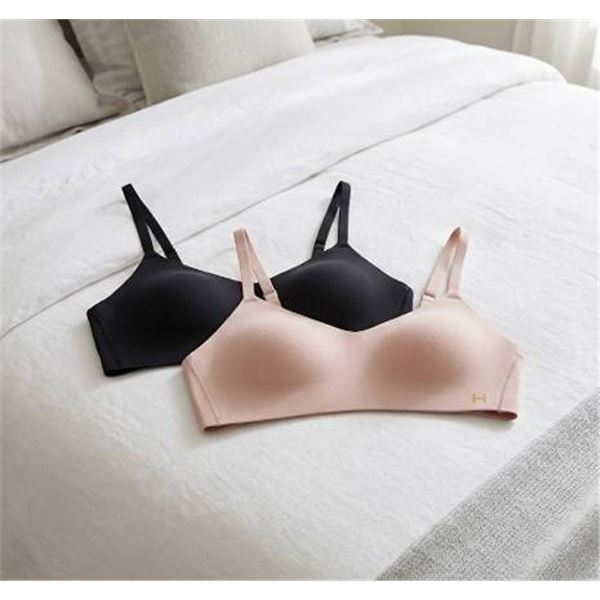 Halston Flex Bra 2-Pack Medium Black & Pink